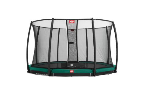 BERG 11ft InGround Champion Trampoline w/ Safety Net Deluxe