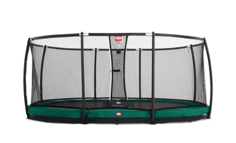 BERG 14ft InGround Champion Trampoline w/ Safety Net Deluxe