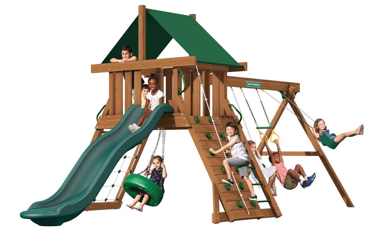 その他 Creative Playthings Wood Acrobats Creative Playthings Swing Set - Lexington Premium Pack #3