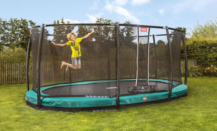 17ft. Oval InGround Champion w/ Safety Net Deluxe