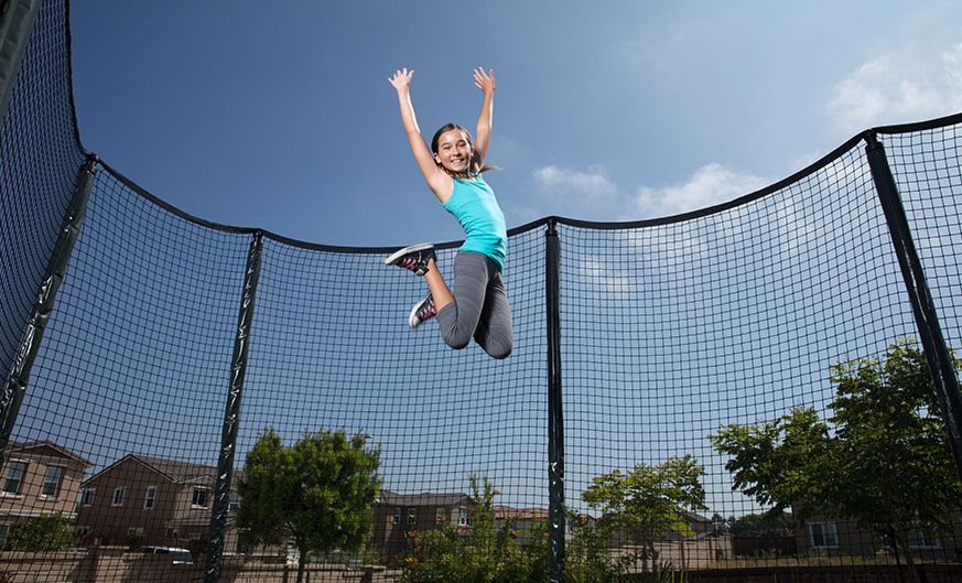 Alleyoop powerbounce trampoline clearance