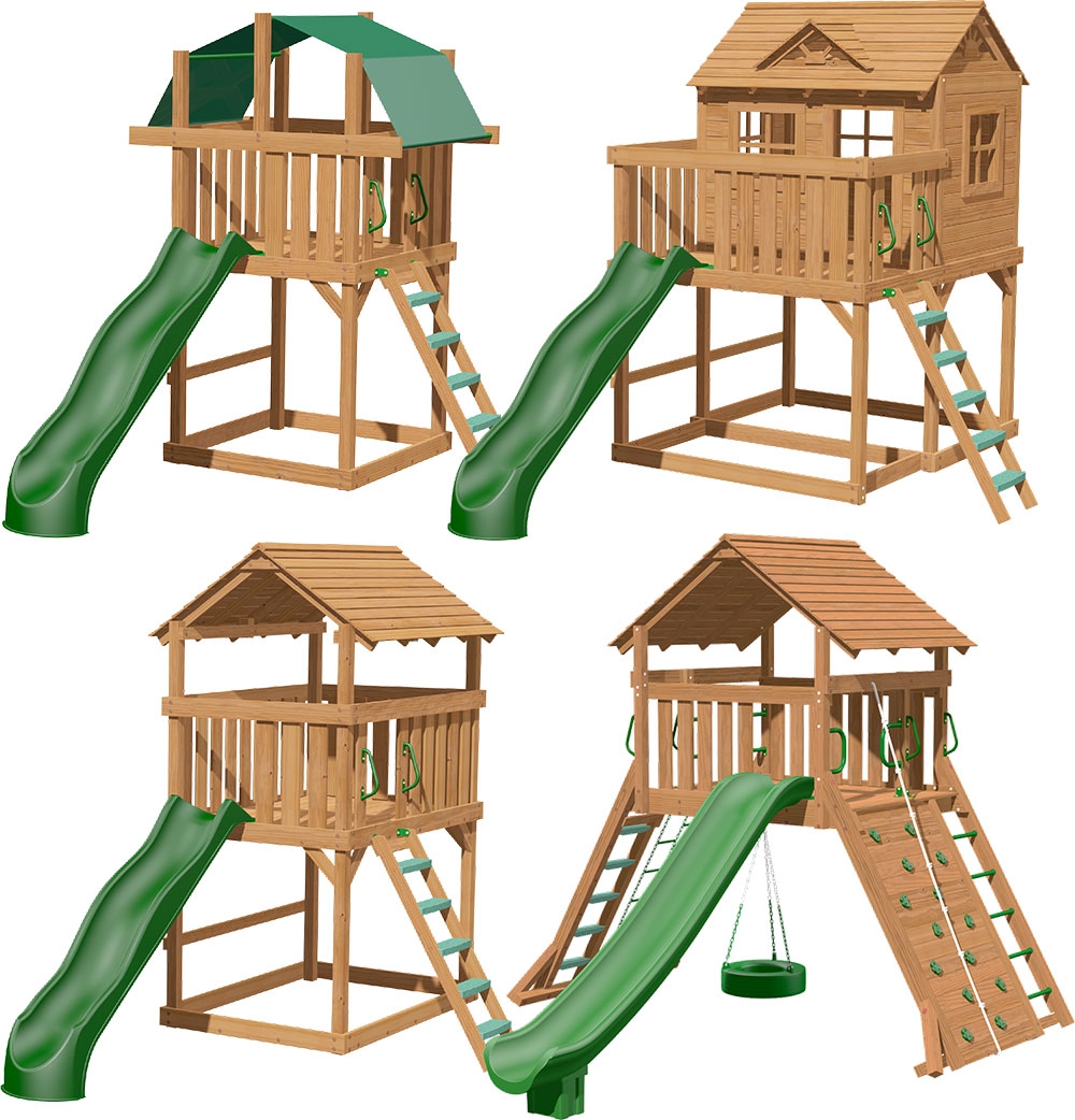 play set with slide