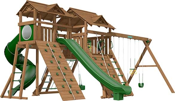 Manchester Premium Pine Swing Set Playset