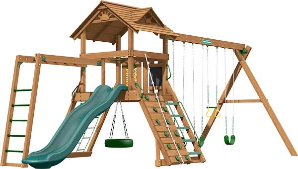 Norfolk Premium Pine Swing Set Playset