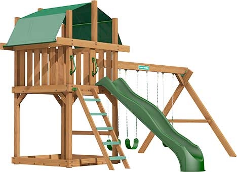Williamsburg Premium Pine Swing Set Playset