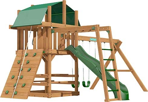 Williamsburg Premium Pine Swing Set Playset