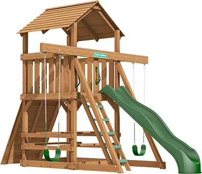 Williamsburg Premium Pine Swing Set Playset