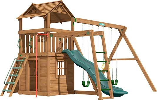 Williamsburg Premium Pine Swing Set Playset