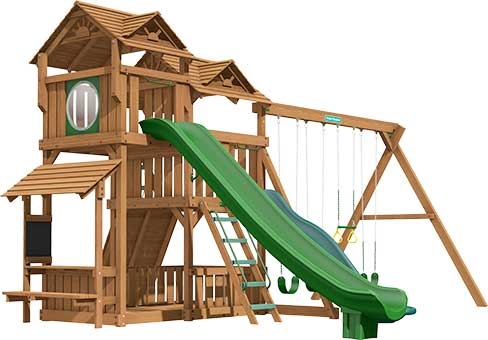 Williamsburg Premium Pine Swing Set Playset