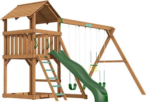 Williamsburg Premium Pine Swing Set Playset