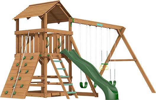 Williamsburg Premium Pine Swing Set Playset