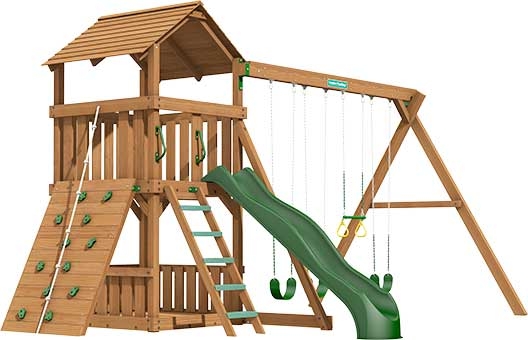 Williamsburg Premium Pine Swing Set Playset