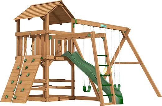 Williamsburg Premium Pine Swing Set Playset