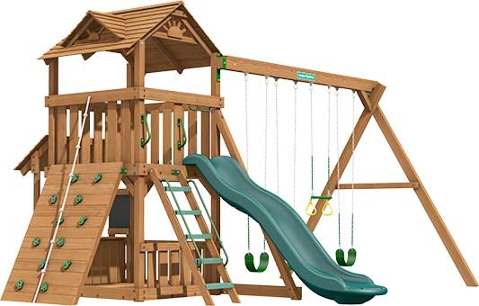 Williamsburg Premium Pine Swing Set Playset