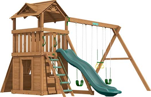 Williamsburg Premium Pine Swing Set Playset