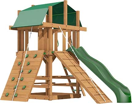 Williamsburg Premium Pine Swing Set Playset