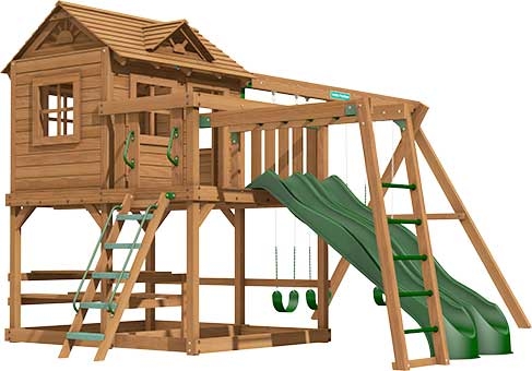 Yorktown Premium Pine Swing Set Playset