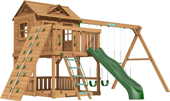 Yorktown Premium Pine Swing Set Playset