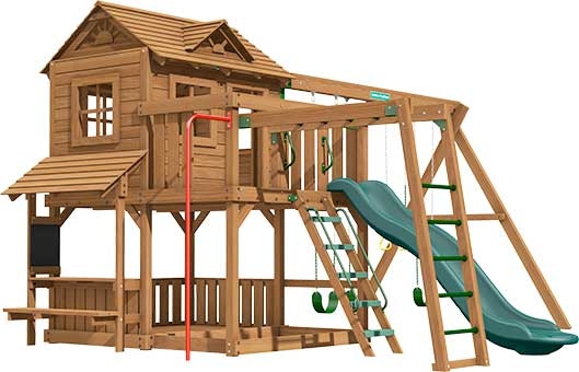 Yorktown Premium Pine Swing Set Playset