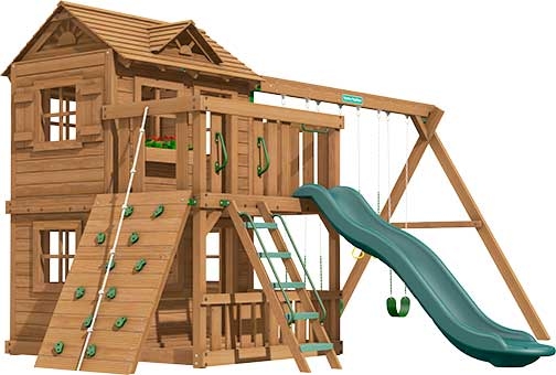 Yorktown Premium Pine Swing Set Playset
