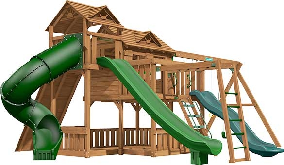 Yorktown Premium Pine Swing Set Playset