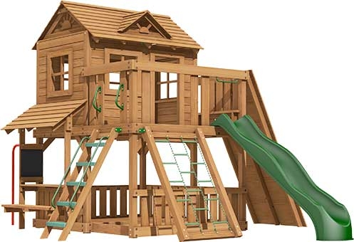 Yorktown Premium Pine Swing Set Playset